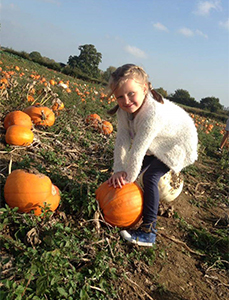 Pumpkin Picking at Algy's